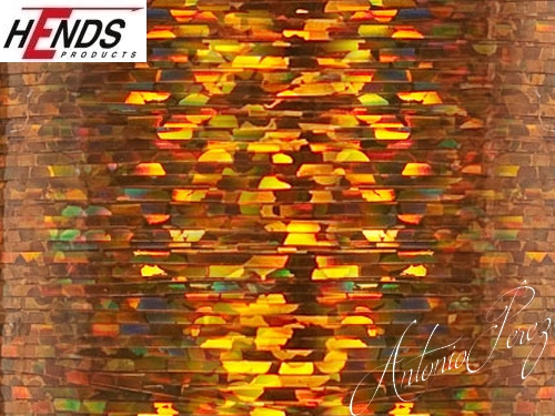 Holographic Tinsel HENDS 09 Rouille