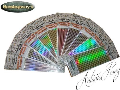 Synthetic Tapered Quill Holographic PACK MIX Autocollant