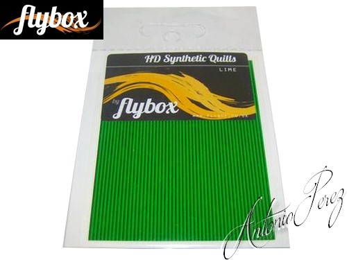 Quill Synthtique "Haute Dfinition" FLYBOX Lime