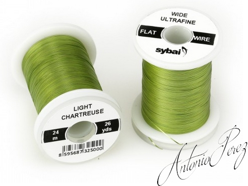 Fil de Cuivre Plat Ultra Fin Large Chartreuse Clair