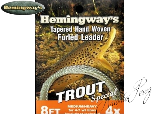 Bas de Ligne HEMINGWAY'S Trout Special  8FT  4X