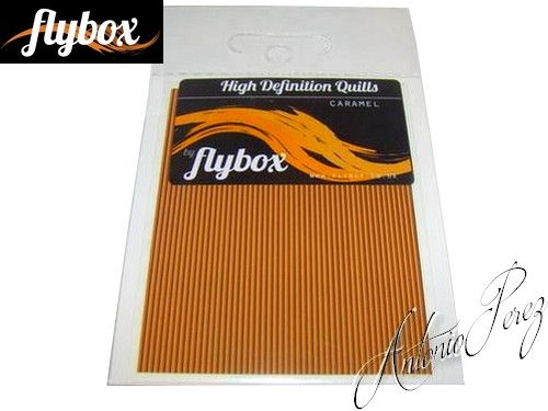 Quill Synthétique "Haute Définition" FLYBOX Caramel