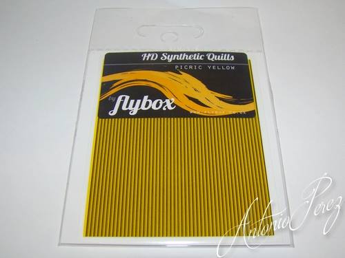 Quill Synthétique "Haute Définition" FLYBOX Picric Yellow