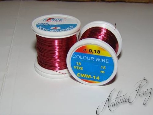 Fil de Cuivre HENDS 14 Rose foncé 0.18mm