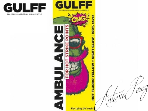 Résine UV  GULFF Ambulance Hot fluoro Yellow !