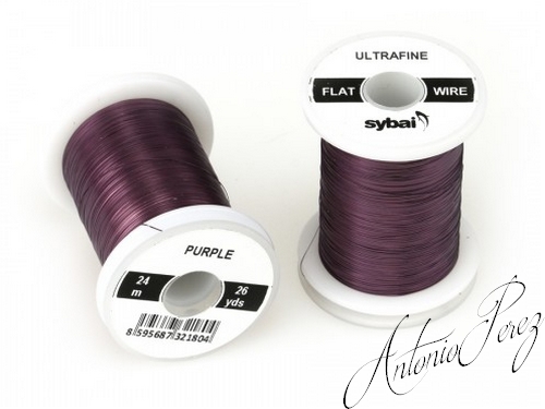 Fil de Cuivre Plat Ultra Fin Purple