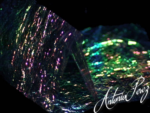 Fine Flash Back Peacock Foncé