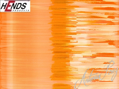 Flat Tinsel HENDS 94 Orange Perle Fluo