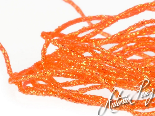 Pearl Solid Rib Orange Vif