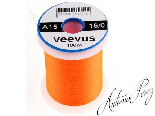 Veevus 16/0 - 0,04mm - A15 Orange Fluo