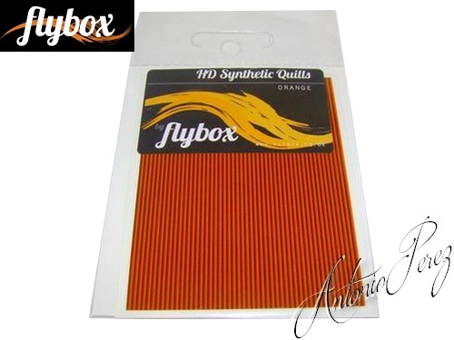 Quill Synthétique "Haute Définition" FLYBOX Orange