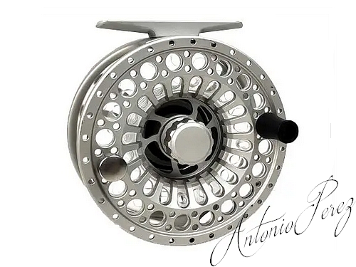 Moulinet  Mouche alu 90mm + 2 Bobines + sacoche de transport
