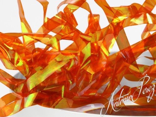 Pearl Strips Hot Orange